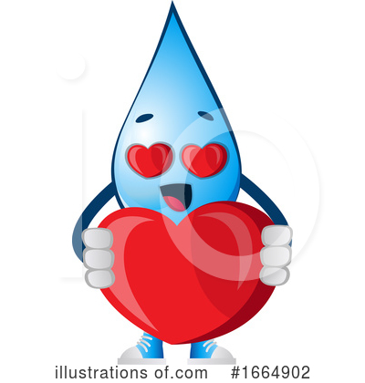 Royalty-Free (RF) Water Drop Clipart Illustration by Morphart Creations - Stock Sample #1664902