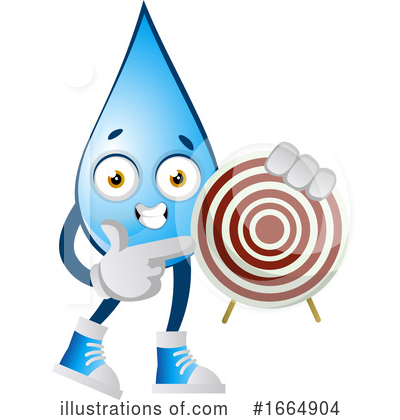 Royalty-Free (RF) Water Drop Clipart Illustration by Morphart Creations - Stock Sample #1664904