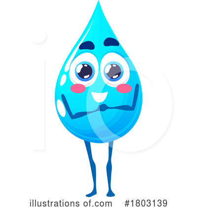 Water Drop Clipart #1803139 by Vector Tradition SM