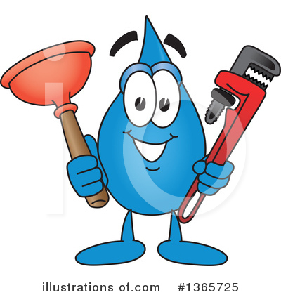 Drinking Water Clipart #1365725 by Toons4Biz