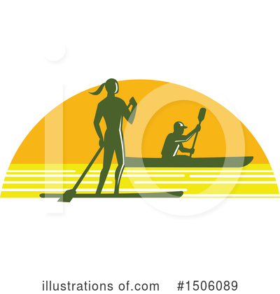 Kayak Clipart #1506089 by patrimonio