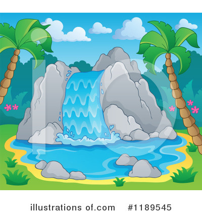 Waterfall Clipart #1189545 by visekart