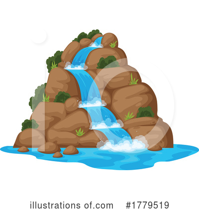 Royalty-Free (RF) Waterfall Clipart Illustration by Vector Tradition SM - Stock Sample #1779519