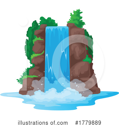 Royalty-Free (RF) Waterfall Clipart Illustration by Vector Tradition SM - Stock Sample #1779889