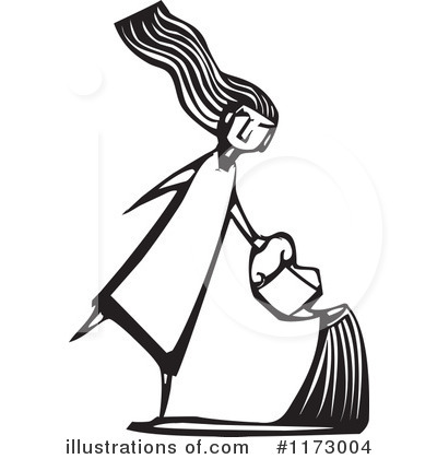 Royalty-Free (RF) Watering Can Clipart Illustration by xunantunich - Stock Sample #1173004