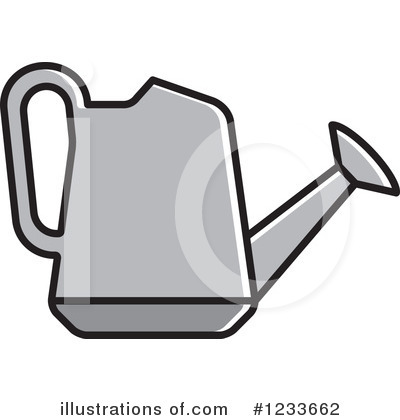 Royalty-Free (RF) Watering Can Clipart Illustration by Lal Perera - Stock Sample #1233662