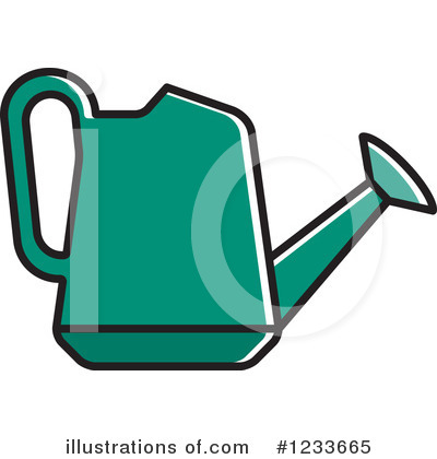 Watering Can Clipart #1233665 by Lal Perera