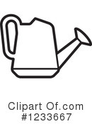 Watering Can Clipart #1233667 by Lal Perera