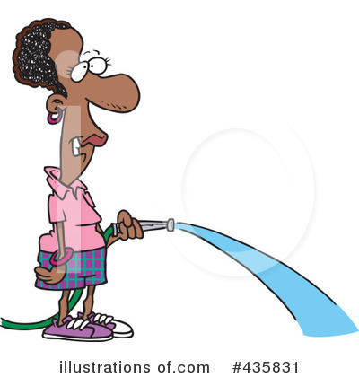 Royalty-Free (RF) Watering Clipart Illustration by toonaday - Stock Sample #435831