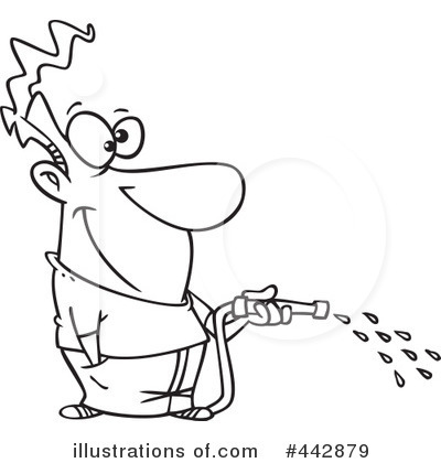 Royalty-Free (RF) Watering Clipart Illustration by toonaday - Stock Sample #442879