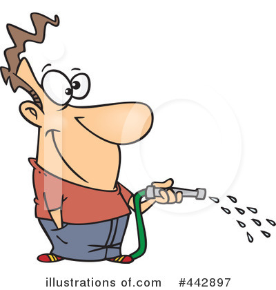 Royalty-Free (RF) Watering Clipart Illustration by toonaday - Stock Sample #442897