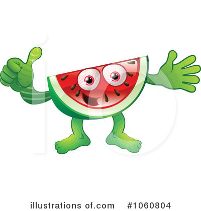 Watermelon Clipart #1060804 by AtStockIllustration