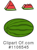 Watermelon Clipart #1106545 by Cartoon Solutions