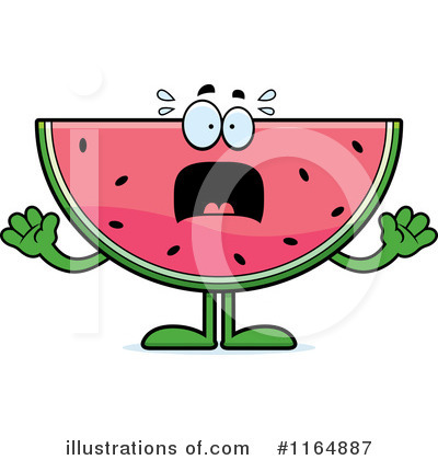 Royalty-Free (RF) Watermelon Clipart Illustration by Cory Thoman - Stock Sample #1164887