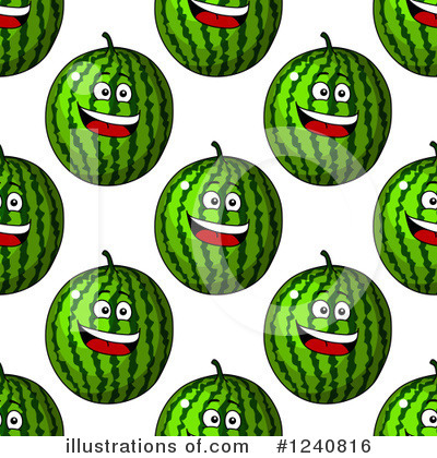 Royalty-Free (RF) Watermelon Clipart Illustration by Vector Tradition SM - Stock Sample #1240816