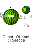 Watermelon Clipart #1246566 by Vector Tradition SM