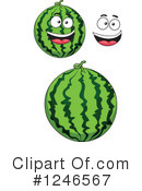 Watermelon Clipart #1246567 by Vector Tradition SM