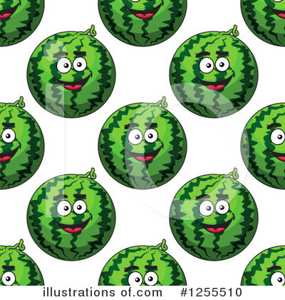 Royalty-Free (RF) Watermelon Clipart Illustration by Vector Tradition SM - Stock Sample #1255510