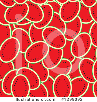 Royalty-Free (RF) Watermelon Clipart Illustration by ColorMagic - Stock Sample #1299092