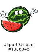 Watermelon Clipart #1336048 by Vector Tradition SM