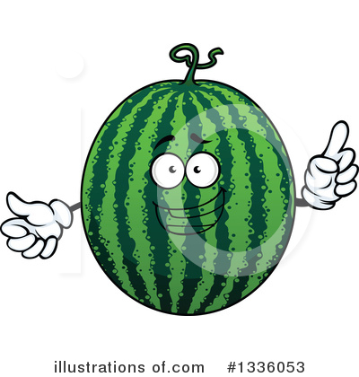 Royalty-Free (RF) Watermelon Clipart Illustration by Vector Tradition SM - Stock Sample #1336053