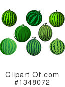 Watermelon Clipart #1348072 by Vector Tradition SM