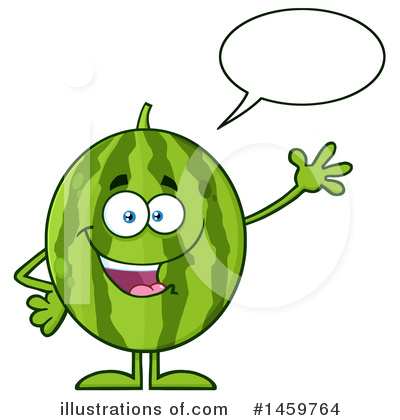Royalty-Free (RF) Watermelon Clipart Illustration by Hit Toon - Stock Sample #1459764