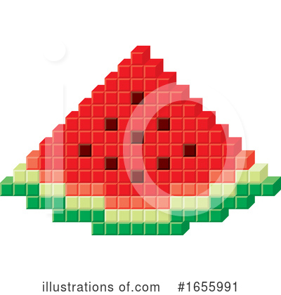 Royalty-Free (RF) Watermelon Clipart Illustration by Any Vector - Stock Sample #1655991