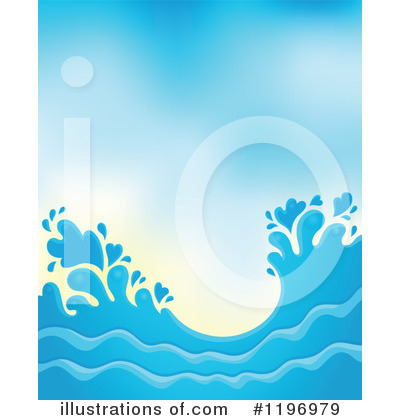 Royalty-Free (RF) Wave Clipart Illustration by visekart - Stock Sample #1196979