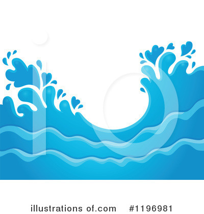 Royalty-Free (RF) Wave Clipart Illustration by visekart - Stock Sample #1196981