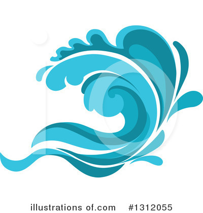 Royalty-Free (RF) Wave Clipart Illustration by Vector Tradition SM - Stock Sample #1312055