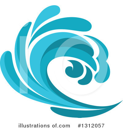 Royalty-Free (RF) Wave Clipart Illustration by Vector Tradition SM - Stock Sample #1312057