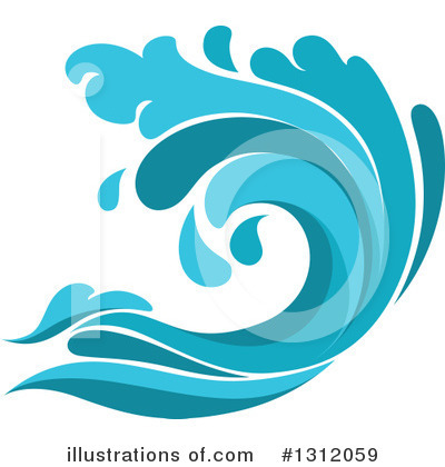 Royalty-Free (RF) Wave Clipart Illustration by Vector Tradition SM - Stock Sample #1312059