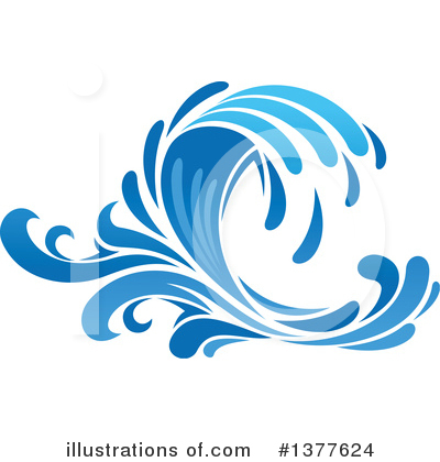 Royalty-Free (RF) Wave Clipart Illustration by Vector Tradition SM - Stock Sample #1377624