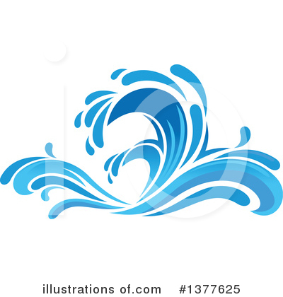Royalty-Free (RF) Wave Clipart Illustration by Vector Tradition SM - Stock Sample #1377625