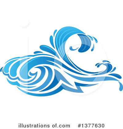 Royalty-Free (RF) Wave Clipart Illustration by Vector Tradition SM - Stock Sample #1377630
