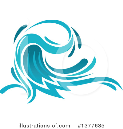 Royalty-Free (RF) Wave Clipart Illustration by Vector Tradition SM - Stock Sample #1377635