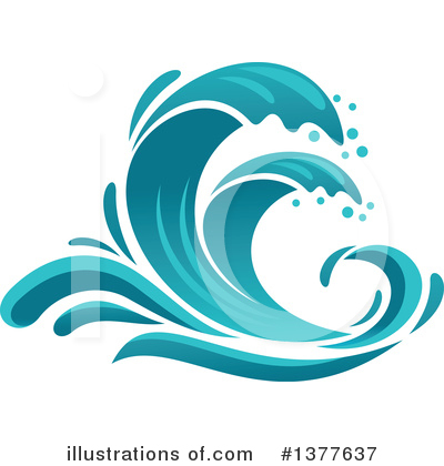 Royalty-Free (RF) Wave Clipart Illustration by Vector Tradition SM - Stock Sample #1377637