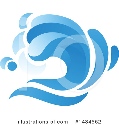 Royalty-Free (RF) Wave Clipart Illustration by Vector Tradition SM - Stock Sample #1434562