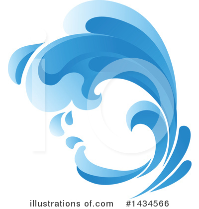 Royalty-Free (RF) Wave Clipart Illustration by Vector Tradition SM - Stock Sample #1434566