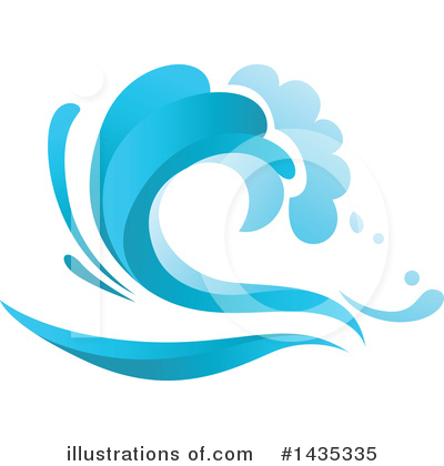 Royalty-Free (RF) Wave Clipart Illustration by Vector Tradition SM - Stock Sample #1435335