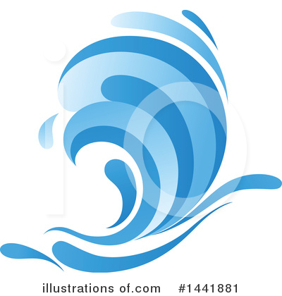 Royalty-Free (RF) Wave Clipart Illustration by Vector Tradition SM - Stock Sample #1441881