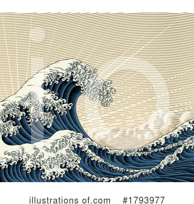 Royalty-Free (RF) Wave Clipart Illustration by AtStockIllustration - Stock Sample #1793977