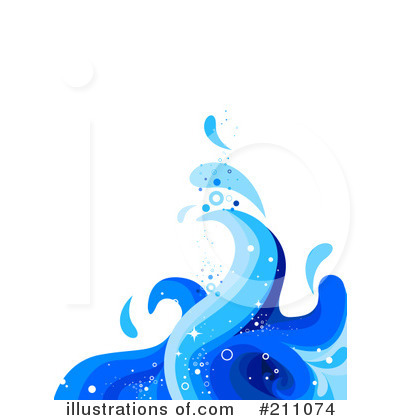 Royalty-Free (RF) Wave Clipart Illustration by BNP Design Studio - Stock Sample #211074