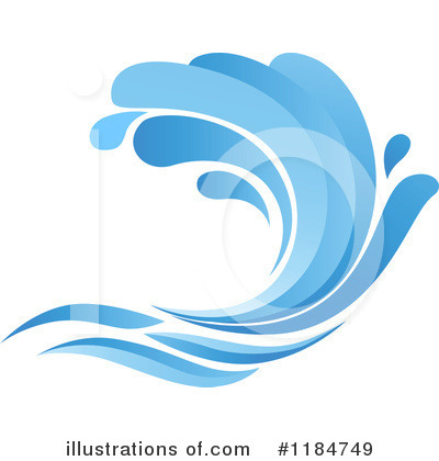 Royalty-Free (RF) Waves Clipart Illustration by Vector Tradition SM - Stock Sample #1184749