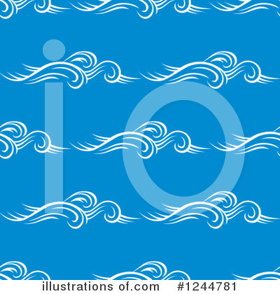 Royalty-Free (RF) Waves Clipart Illustration by Vector Tradition SM - Stock Sample #1244781