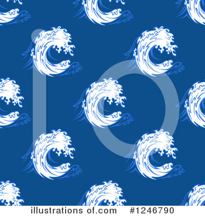Royalty-Free (RF) Waves Clipart Illustration by Vector Tradition SM - Stock Sample #1246790