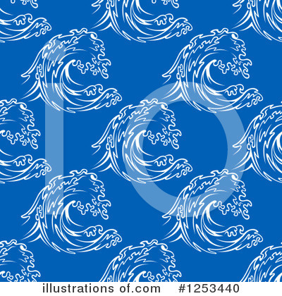 Royalty-Free (RF) Waves Clipart Illustration by Vector Tradition SM - Stock Sample #1253440