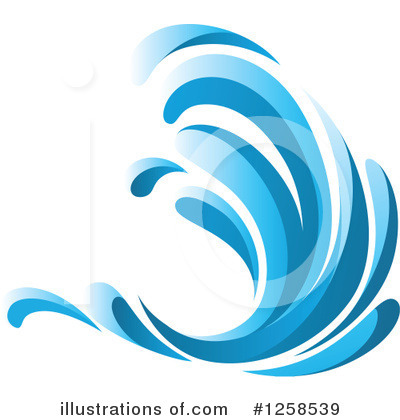 Royalty-Free (RF) Waves Clipart Illustration by Vector Tradition SM - Stock Sample #1258539