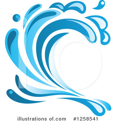 Royalty-Free (RF) Waves Clipart Illustration by Vector Tradition SM - Stock Sample #1258541